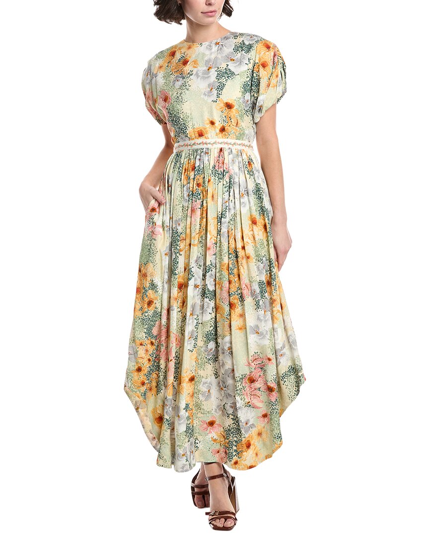 Agua By Agua Bendita Florecer Midi Dress