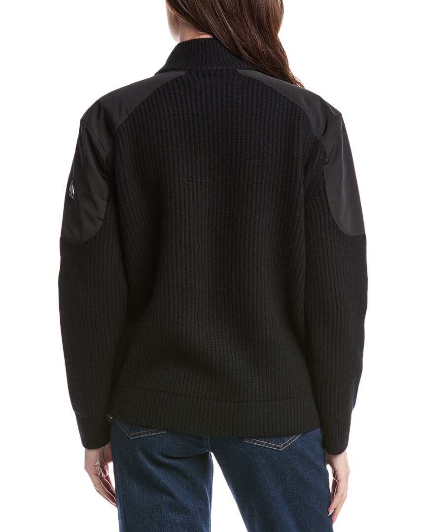 Moose Knuckles Knit Wool-Blend Jacket