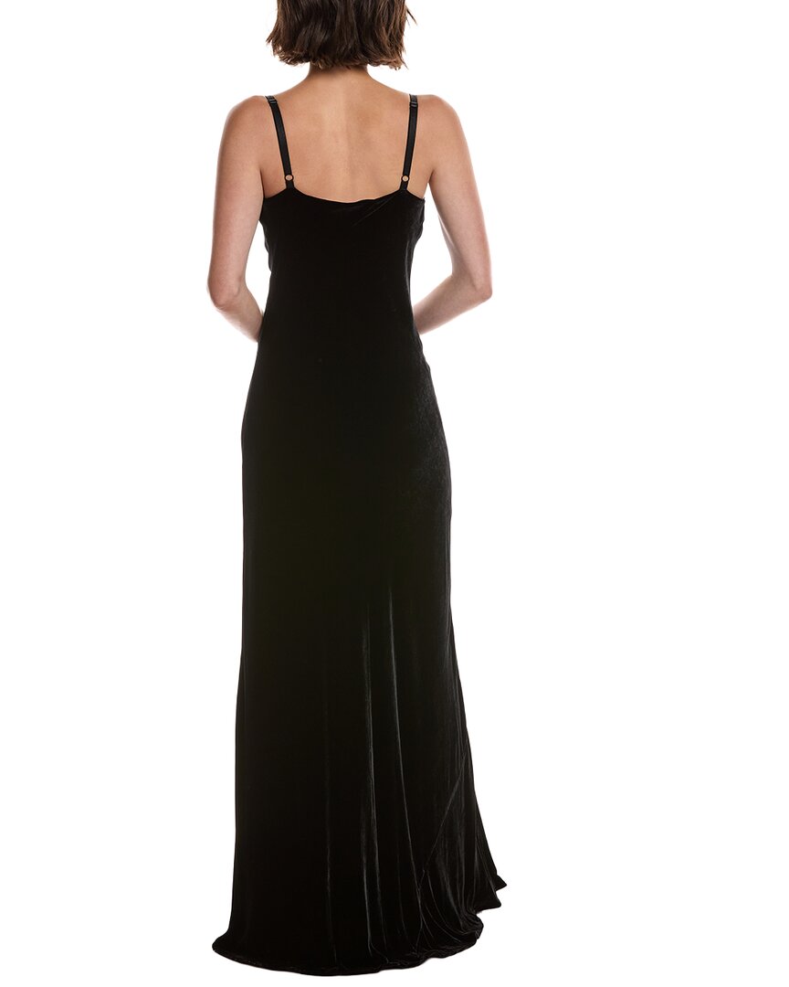 L'agence Venice Cowl Silk-Blend Gown