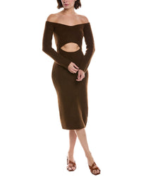 L'agence Nala Off-The-Shoulder Cutout Dress