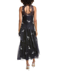 Cinq À Sept Roberta Silk Midi Dress