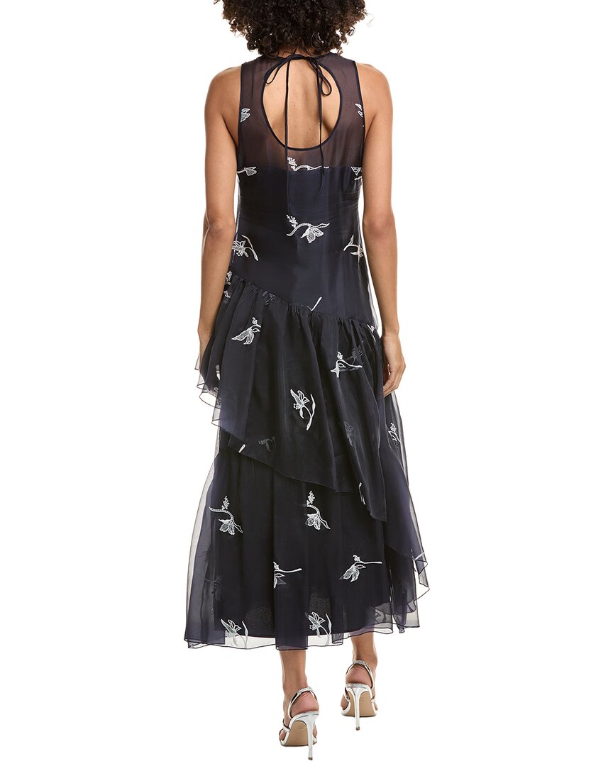 Cinq À Sept Roberta Silk Midi Dress