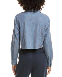 Cinq À Sept Chambray Heatset Patricia Top