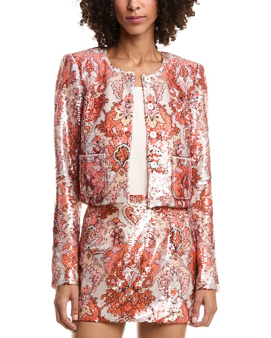 Cinq À Sept Sequin Damask Aspen Jacket
