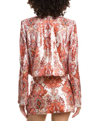 Cinq À Sept Sequin Damask Aspen Jacket