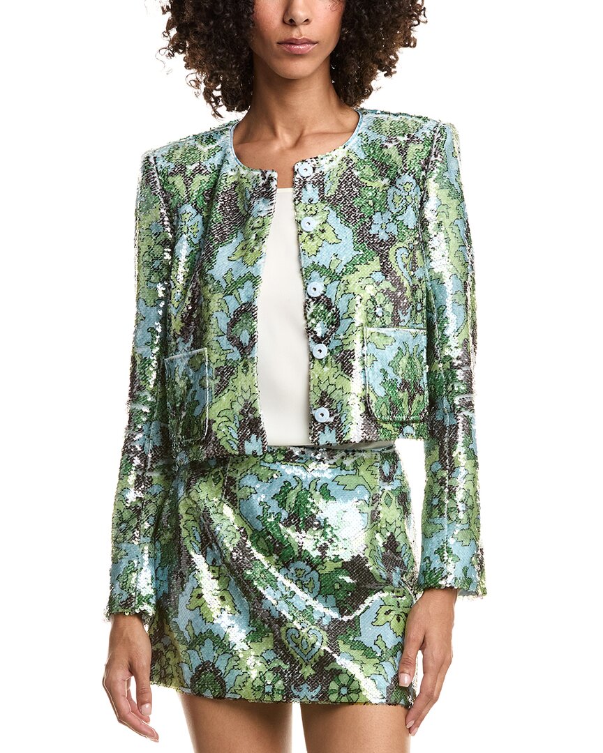 Cinq À Sept Sequin Damask Aspen Jacket