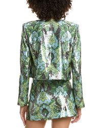 Cinq À Sept Sequin Damask Aspen Jacket