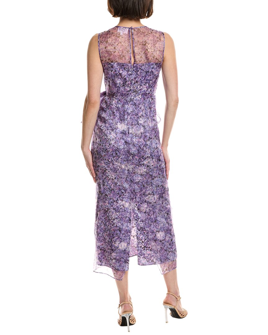 Cinq À Sept Miley Painted Silk Dress