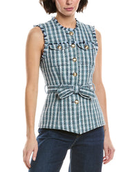 Cinq À Sept Matilda Tweed Vest
