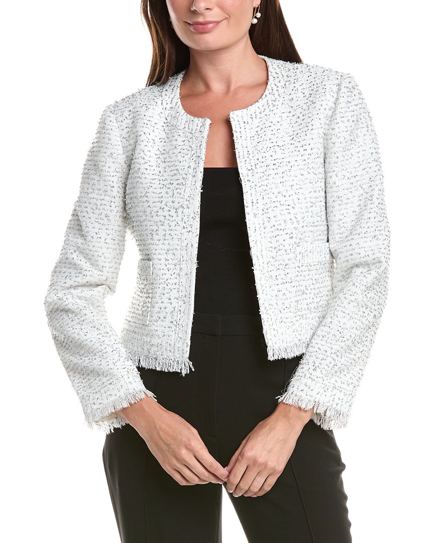 St. John St. John Crewneck Edge To Edge Jacket