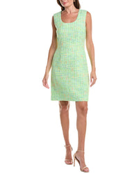 St. John St. John Sleeveless Scoop Neck Dress