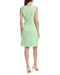 St. John St. John Sleeveless Scoop Neck Dress
