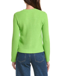 St. John St. John French Iconic Inspired Knit V-Neck Cardigan