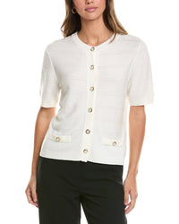 St. John St. John Wool-Blend Cardigan