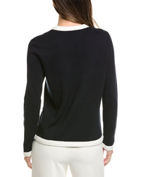 St. John St. John Twofer Cashmere-Blend Tank Cardigan