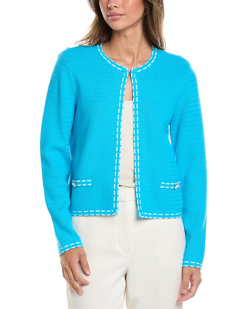 St. John St. John Ticking Trim Crew Jacket