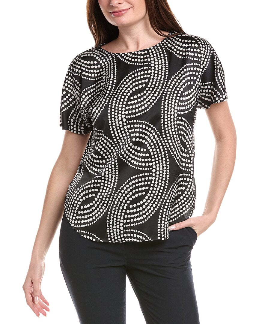 Anne Klein Batteau Neck Blouse