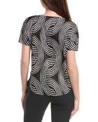 Anne Klein Batteau Neck Blouse