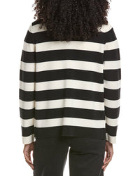 Anne Klein Stripe Kissing Cardigan