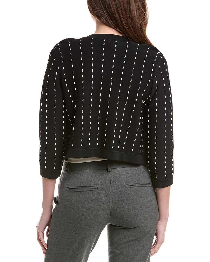 Anne Klein Pinstripe Cardigan