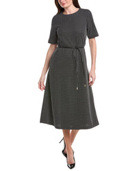 Anne Klein Elbow Sleeve Midi Dress