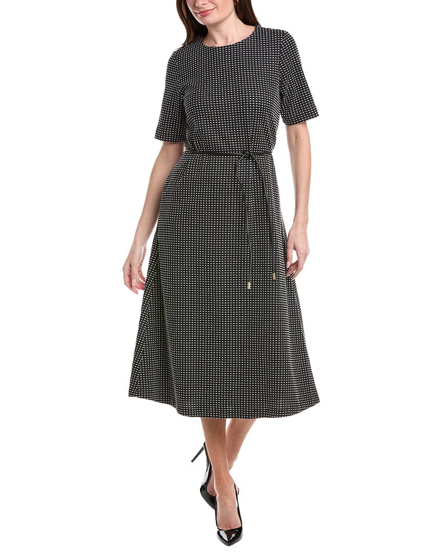 Anne Klein Elbow Sleeve Midi Dress