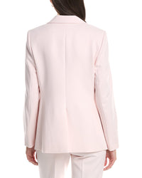 Anne Klein Embellished One Button Peak Lapel Jacket