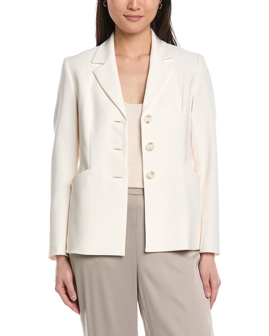 Anne Klein Three-Button Notch Collar Jacket