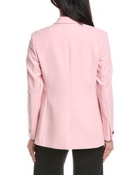 Anne Klein One-Button Peak Lapel Jacket