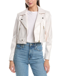 Anne Klein Short Moto Jacket