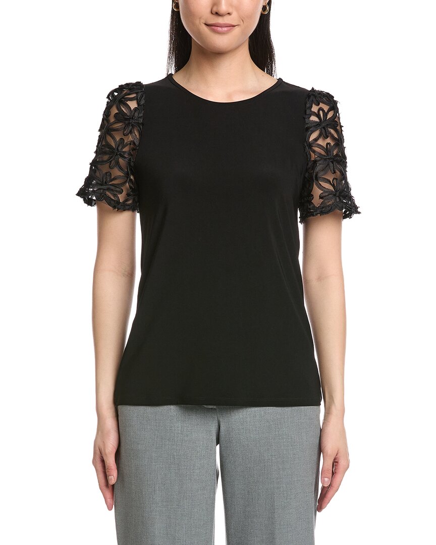 Anne Klein Mixed Media Top