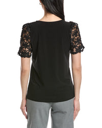 Anne Klein Mixed Media Top