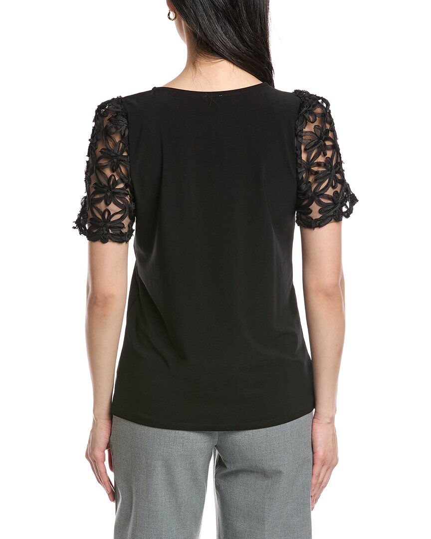 Anne Klein Mixed Media Top