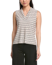 Anne Klein The Triple Pleat Top