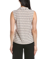 Anne Klein The Triple Pleat Top