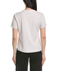 Anne Klein Drape Front Pullover
