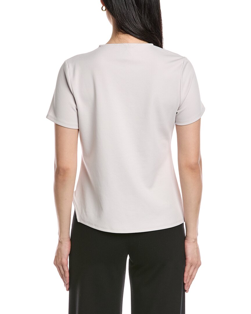 Anne Klein Drape Front Pullover