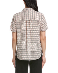 Anne Klein Button Front Blouse