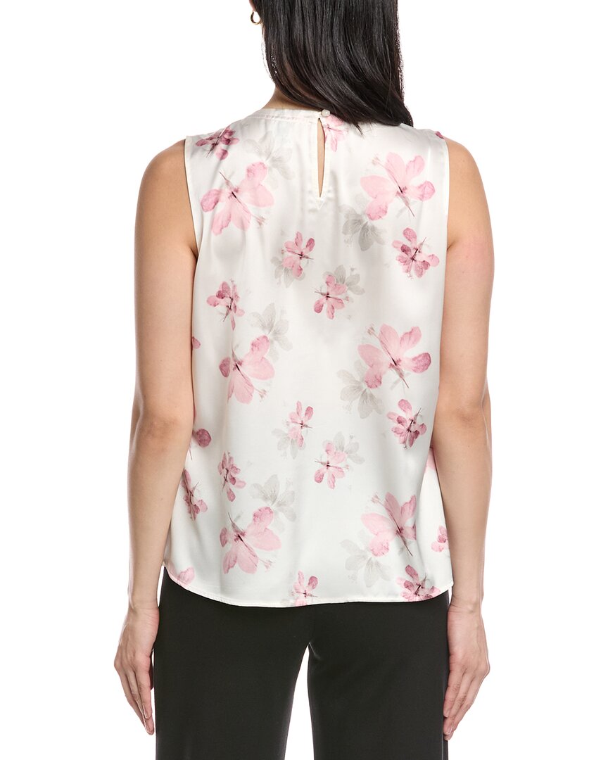 Anne Klein Pleated Neck Blouse