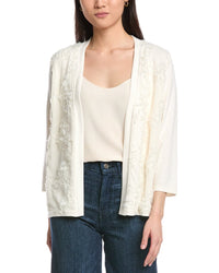 Anne Klein Floral Applique Cardigan