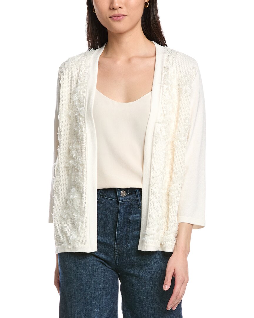 Anne Klein Floral Applique Cardigan