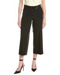 Anne Klein Pull-On Extended Tab Wide Leg Crop Pant