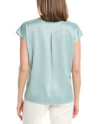 Anne Klein Drop Shoulder Button Front Shirt