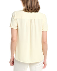 Anne Klein Button Front Blouse