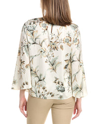 Anne Klein Keyhole Front Blouse