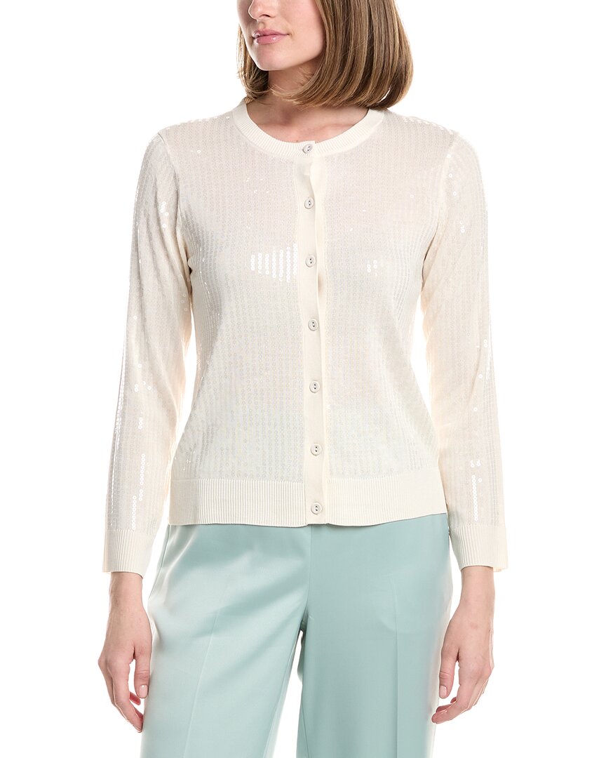 Anne Klein Sequin Cardigan