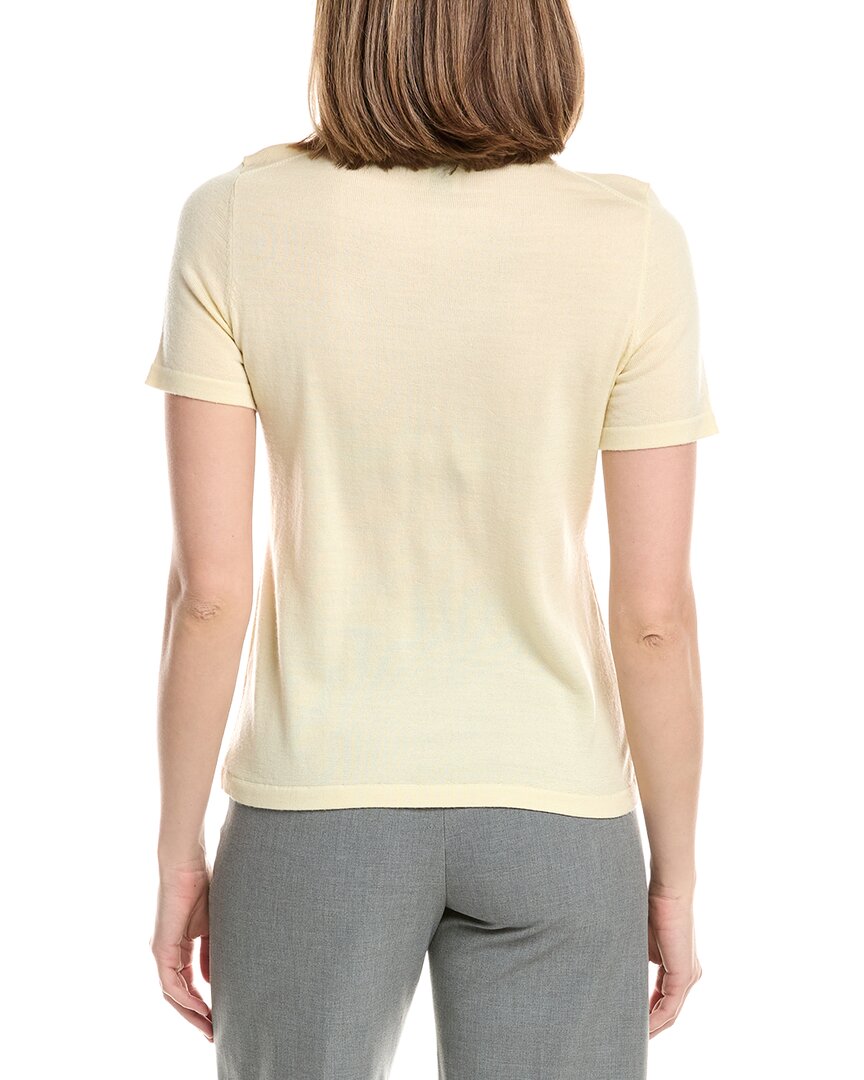Anne Klein Luxe Washable Merino Wool T-Shirt