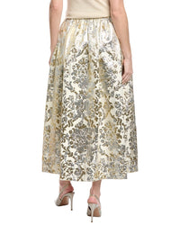 Lafayette 148 New York Silk-Blend A-Line Skirt