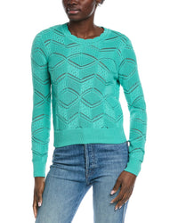 Autumn Cashmere Fancy Shaker Stitch Sweater