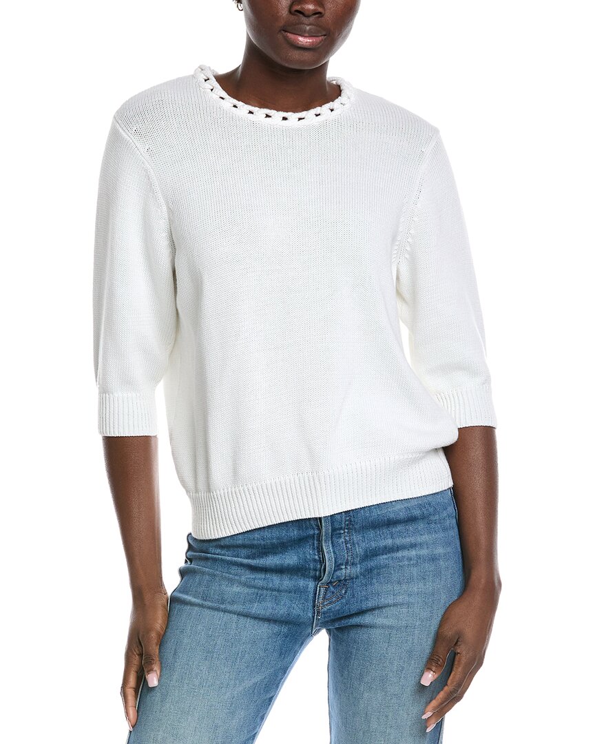Autumn Cashmere Crocheted Sweater